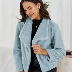 Style Box Corrine Jacket - Light Blue CLOTHING