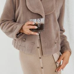Style Box CLOTHING Corrine Jacket - Mocha
