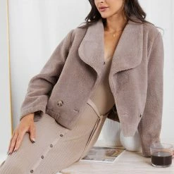 Style Box CLOTHING Corrine Jacket - Mocha