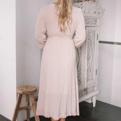Pink Diamond CLOTHING Danka Dress - Beige