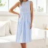 Qtrend Fashion PTY LTD Winslove Dress - Blue Stripe