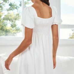 Style Box Maude Dress - White CLOTHING
