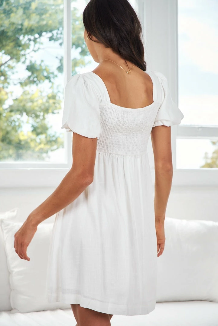 Style Box Maude Dress - White CLOTHING 4 Style Box Maude Dress - White CLOTHING