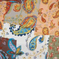 Rock Denim Tangerine Dress - Patch Print