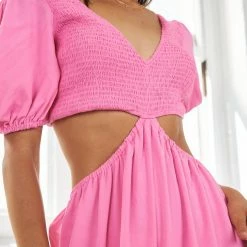 YH & Co (Chloe Yip) Lorinda Jumpsuit - Pink CLOTHING