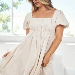 Style Box Maude Dress - Beige