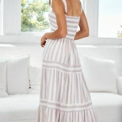 Dream House Mallory Dress - Stripe Print CLOTHING