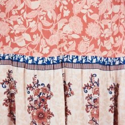 WeLove Fashion CLOTHING Riley Skirt - Coral Print