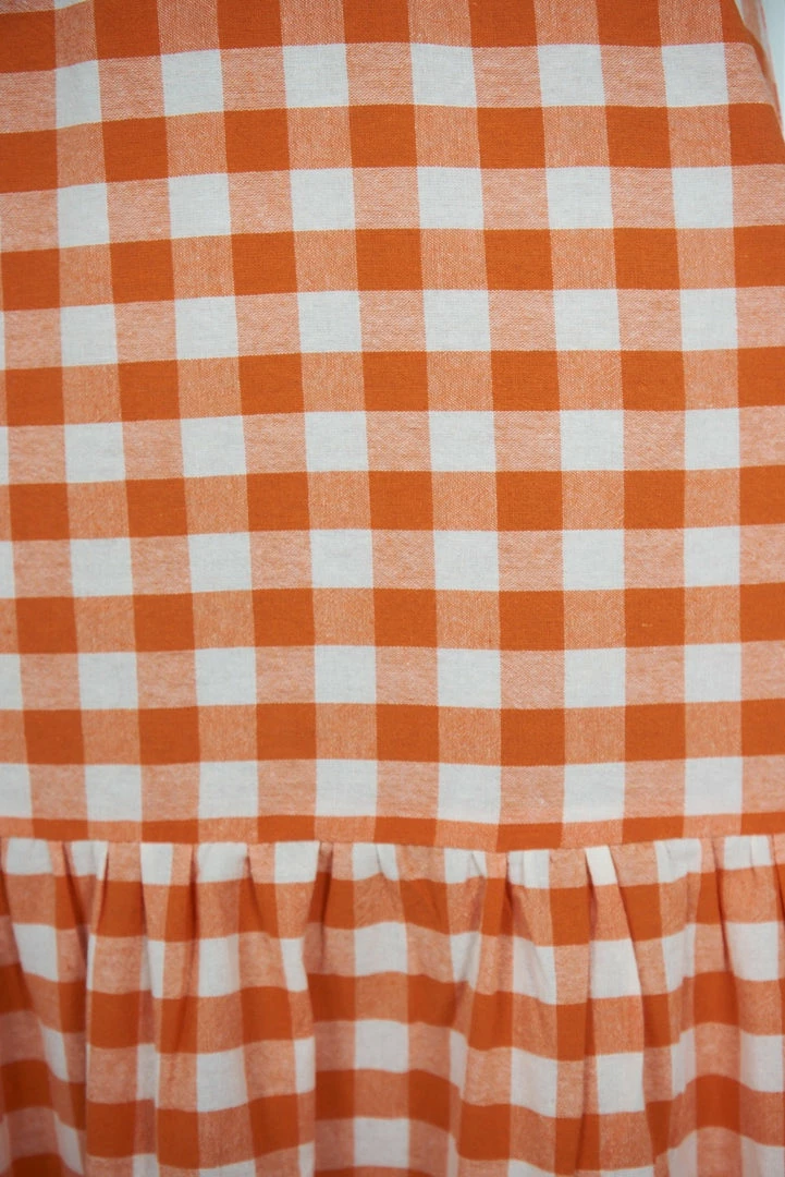 Sweetacacia CLOTHING Lareyna Dress - Orange Gingham 8 Sweetacacia CLOTHING Lareyna Dress - Orange Gingham