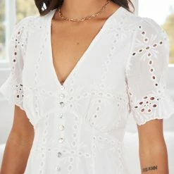 WeLove Fashion Garnette Dress - White