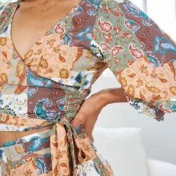 Rock Denim Josslyn Top - Patch Print 8 Rock Denim Josslyn Top - Patch Print