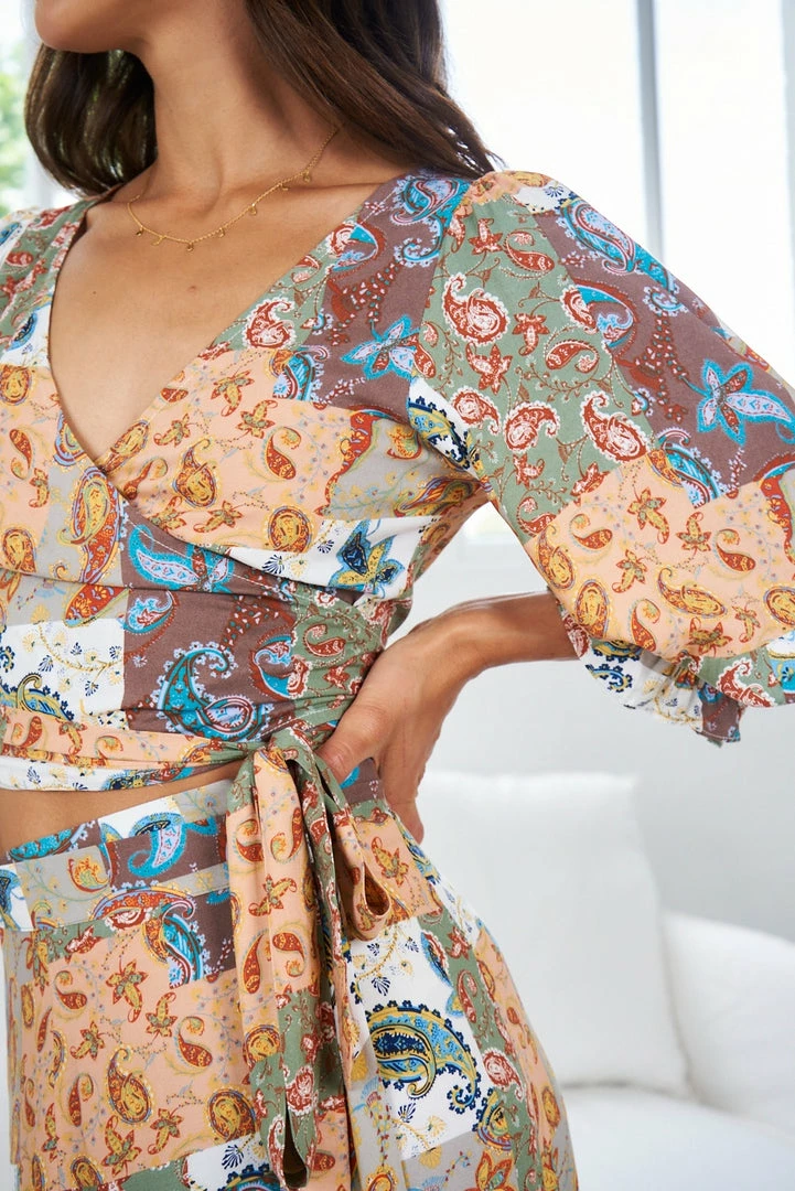 Rock Denim Josslyn Top - Patch Print 5 Rock Denim Josslyn Top - Patch Print