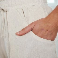 Sassy Hills Fashion Lacy Shorts - Beige CLOTHING