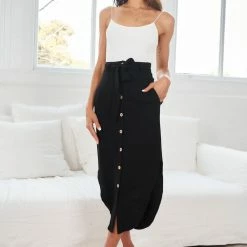 Dream House Barbara Skirt - Black CLOTHING