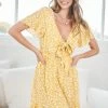 Style Box CLOTHING Georgina Dress - Yellow Print 2 Style Box CLOTHING Georgina Dress - Yellow Print