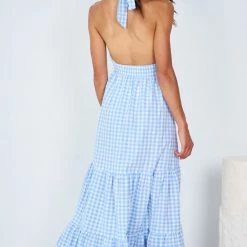 Sweetacacia Marilene Dress - Blue Gingham