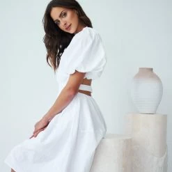 YH & Co (Chloe Yip) CLOTHING Gertrude Dress - White