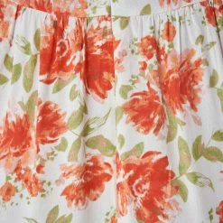 Pink Diamond Flurry Dress - White Print