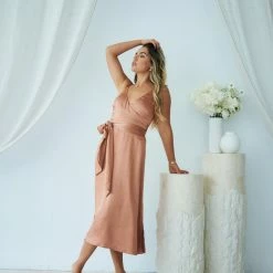 Esther Luxe Poppy Dress - Bronze 17 Esther Luxe Poppy Dress - Bronze