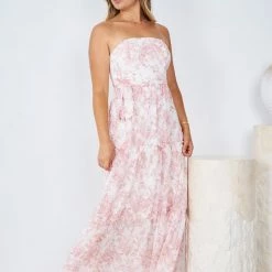 Style State Kathleen Dress - White Print CLOTHING