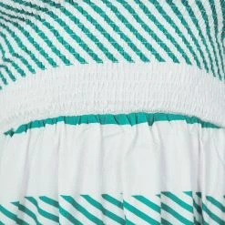 Reverse CLOTHING Lois Dress - Dark Green Stripe 12 Reverse CLOTHING Lois Dress - Dark Green Stripe