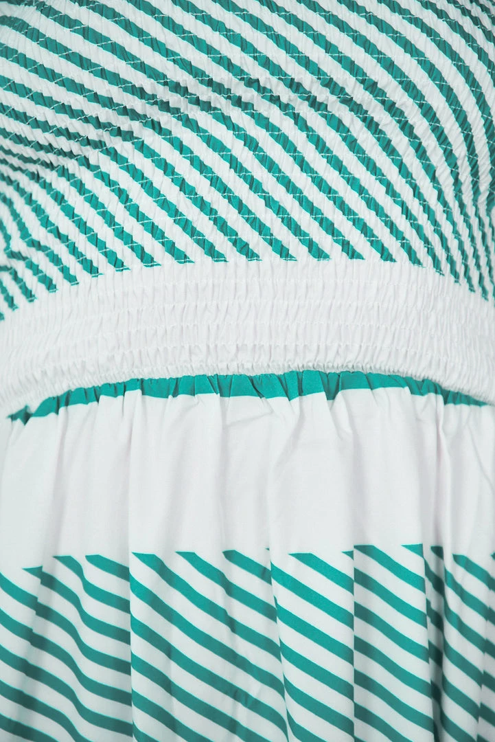 Reverse CLOTHING Lois Dress - Dark Green Stripe 7 Reverse CLOTHING Lois Dress - Dark Green Stripe