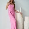 Kaarlo Fashion Pty Ltd Felice Jumpsuit - Pink 1 Kaarlo Fashion Pty Ltd Felice Jumpsuit - Pink