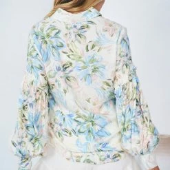 Pink Diamond Malandra Top - White Print