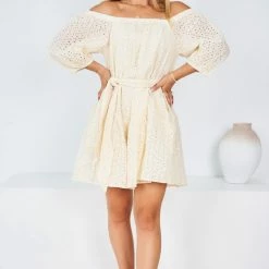 Paper Heart CLOTHING Jessalyn Dress - Cream 10 Paper Heart CLOTHING Jessalyn Dress - Cream