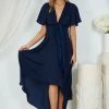Ntrinsic Group Bryla Dress - Navy CLOTHING