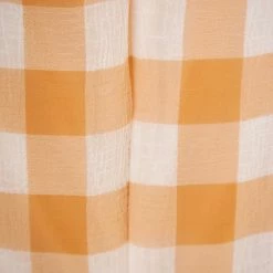 Wild Ginger Jaida Dress - Orange Gingham CLOTHING