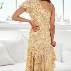 Evermore Fashion Ailani Dress - Yellow Print