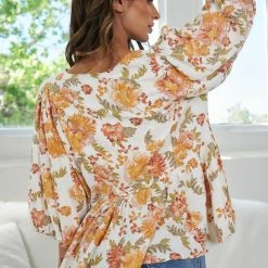 White Closet Peni Top - White Print CLOTHING