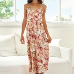 Kaarlo Fashion Pty Ltd CLOTHING Donalda Dress - Rose Print 11 Kaarlo Fashion Pty Ltd CLOTHING Donalda Dress - Rose Print