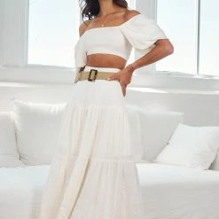 Qtrend Fashion PTY LTD CLOTHING Jayma Skirt - White