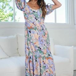 ESTHER & CO. Uke Dress - Floral Print