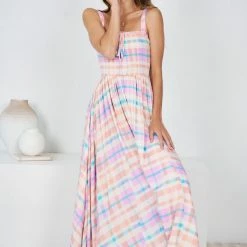 Paper Heart Roselani Dress - Gingham Print