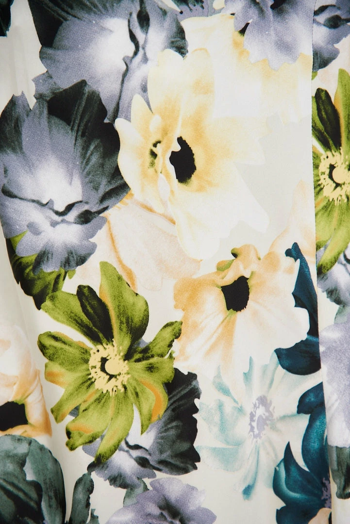 Evermore Fashion Janene Dress - White Floral CLOTHING 7 Evermore Fashion Janene Dress - White Floral CLOTHING