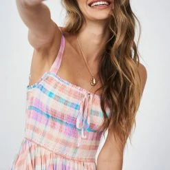 Paper Heart Roselani Dress - Gingham Print