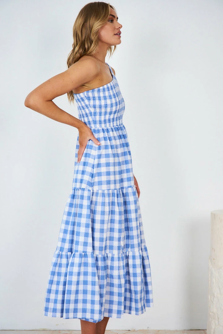 Reverse Claudia Dress - Blue Gingham CLOTHING 5 Reverse Claudia Dress - Blue Gingham CLOTHING