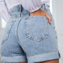 Country Denim Elfreda Shorts - Light Denim