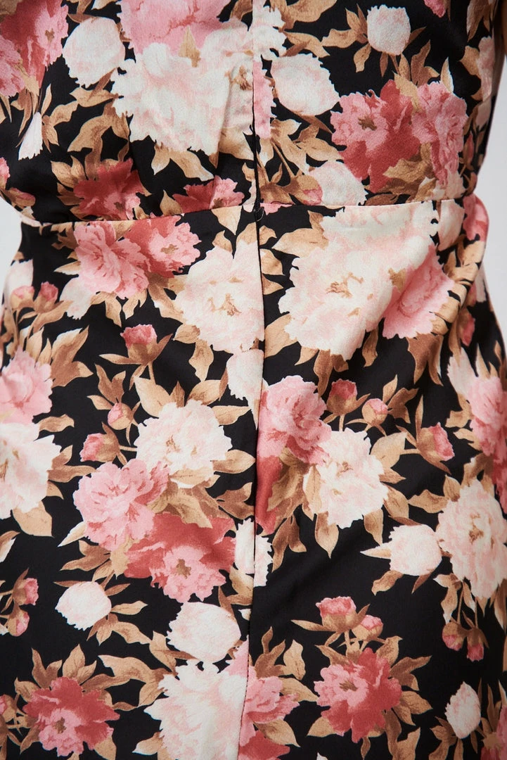 White Closet CLOTHING Bonafique Dress - Black Floral 8 White Closet CLOTHING Bonafique Dress - Black Floral