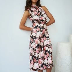 White Closet CLOTHING Bonafique Dress - Black Floral 12 White Closet CLOTHING Bonafique Dress - Black Floral