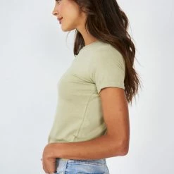 Sunny Girl Primed Top - Khaki