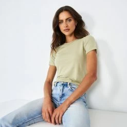 Sunny Girl Primed Top - Khaki