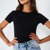 Sunny Girl Primed Top - Black CLOTHING