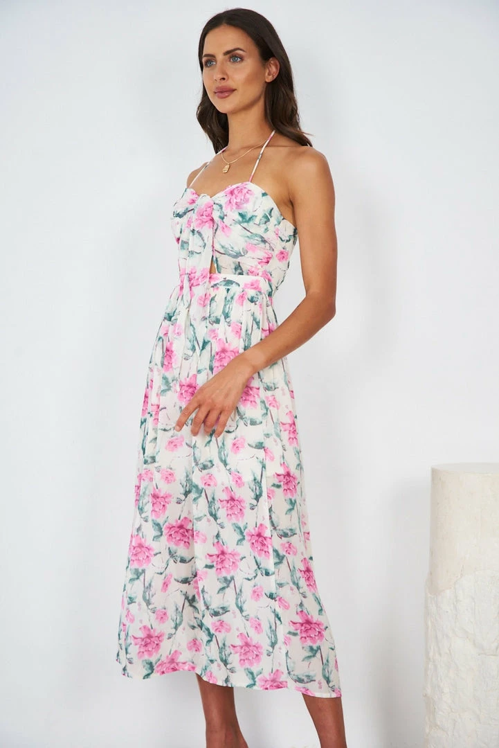 Kaarlo Fashion Pty Ltd Kacie Dress - Floral Print CLOTHING 3 Kaarlo Fashion Pty Ltd Kacie Dress - Floral Print CLOTHING