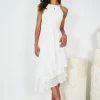 Esther Luxe Cadence Dress - Ivory CLOTHING 1 Esther Luxe Cadence Dress - Ivory CLOTHING