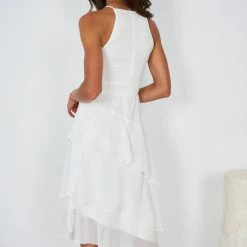 Esther Luxe Cadence Dress - Ivory CLOTHING