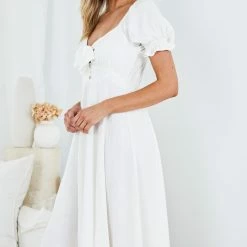 WeLove Fashion Danielle Dress - White 10 WeLove Fashion Danielle Dress - White